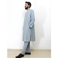 Erkek Afgan Takımı Gri Renkli