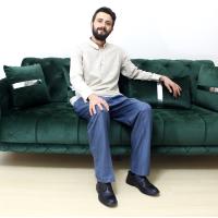 Erkek Şalvar Mevsimlik Mavi Renkli