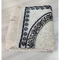 Kabartmalı Lüks Seccade Sina Model Ekru-Gri